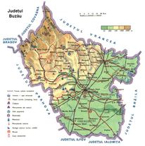 Harta Judetului Buzau