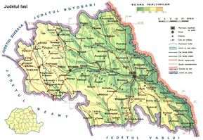 Harta Judetului Iasi